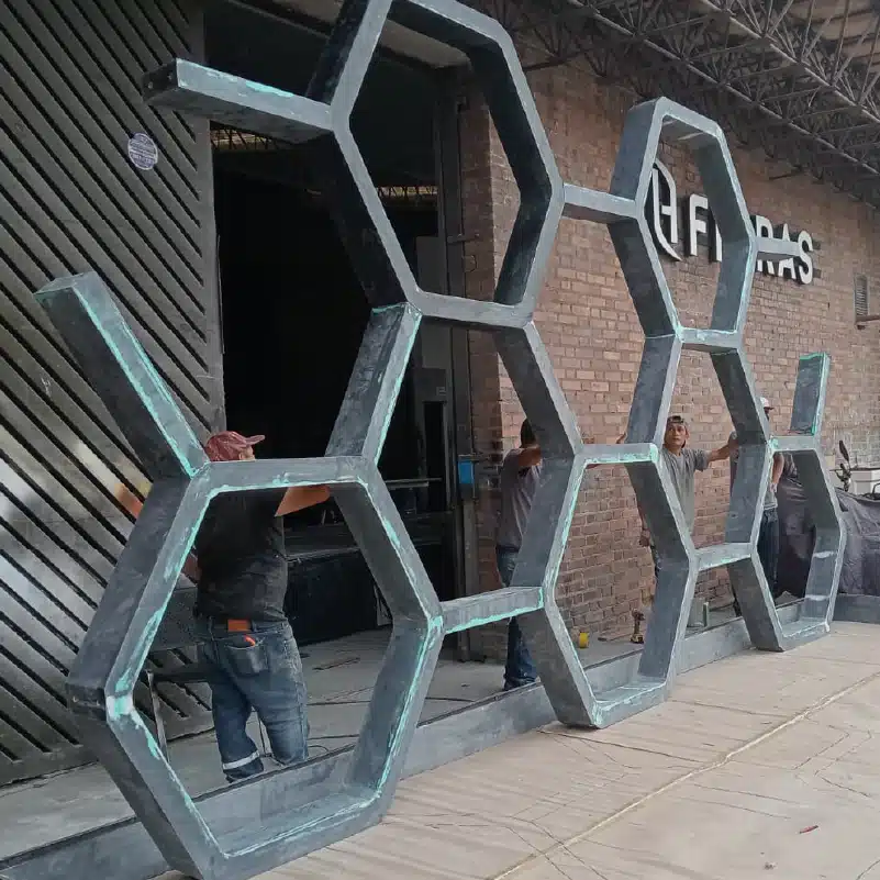 Techo en fibra de vidrio